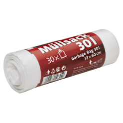 Müllbeutel weiss FREDDY 30 Liter 30Stk./ROL**
