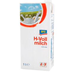 ARO  Haltbare Vollmilch 3,5% Fett abs. 1l pro Pkg/ 12 PKG**