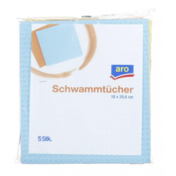 ARO Schwammtücher 5 Stk. pro Pkg./5 PKG