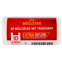 Müllsäcke mit Griff 10l (40Stk/RL) 48 RL/KTN